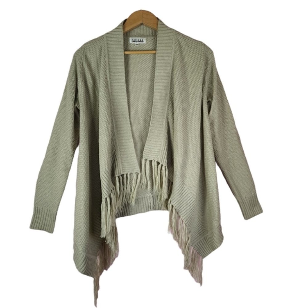 Poncho style knit cardigan xl